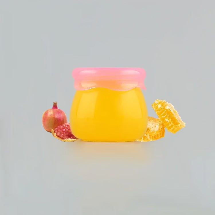 Honey Pot Empty Lip Gloss Container Refillable Lip Balm Jar