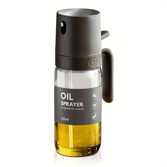 Glass Oil Spray Bottle Cruet Dispenser Set, Kitchen Gadgets, Extra Virgin Olive Oil Sprayer for Camping