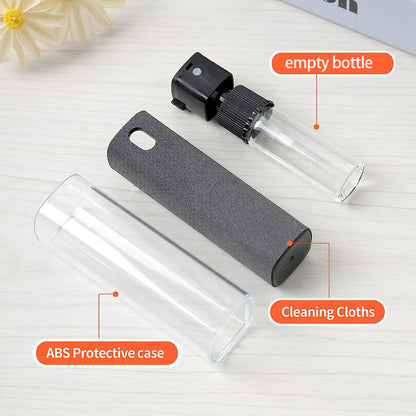 Phone, Laptop, Tablet, TV, Monitor, Car Screen Cleaner Kit, Spray and Wipe Cleaning Tools