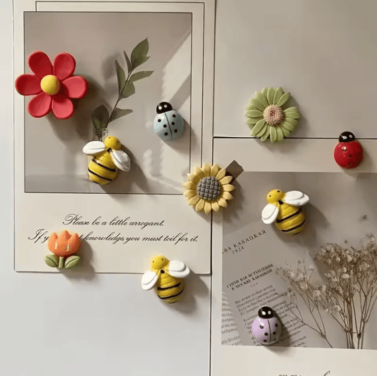 10-Piece Refrigerator Magnet Set – Strong Magnets for Kitchen, Office & Home Organization