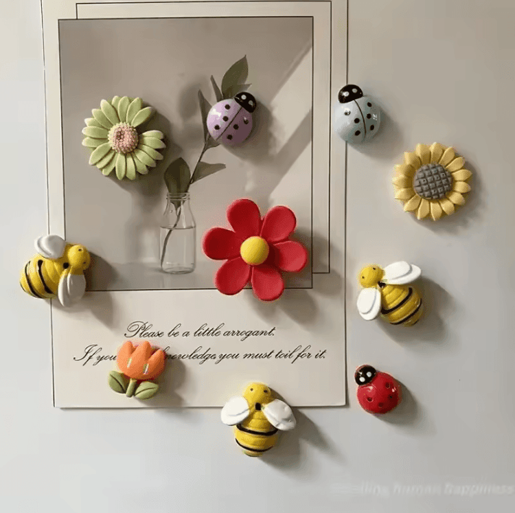 10-Piece Refrigerator Magnet Set – Strong Magnets for Kitchen, Office & Home Organization