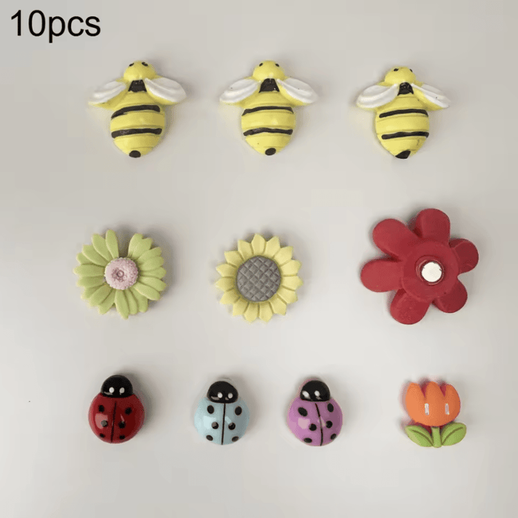 10-Piece Refrigerator Magnet Set – Strong Magnets for Kitchen, Office & Home Organization