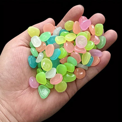 Luminous Decorative Stones for Garden Flower Pot Aquarium and Pathway Decoration