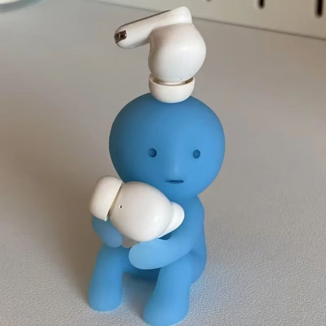 Smiski Toothbrush & Pen Holder – Cute Standing Night Light Figurine and Desktop Decoration