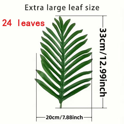 50-Inch Giant Artificial Palm Tree – Realistic Lush Tropical Plant for Indoor Outdoor Home Decor