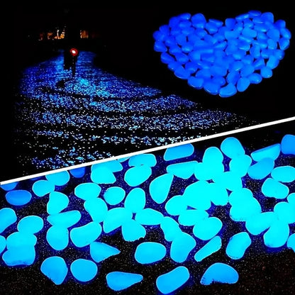 Luminous Decorative Stones for Garden Flower Pot Aquarium and Pathway Decoration