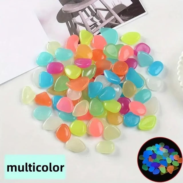 Luminous Decorative Stones for Garden Flower Pot Aquarium and Pathway Decoration